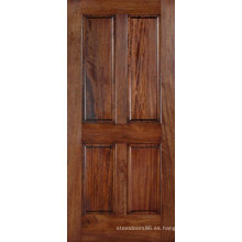 Puertas exteriores de madera sólida moderna de caoba Best Saler
